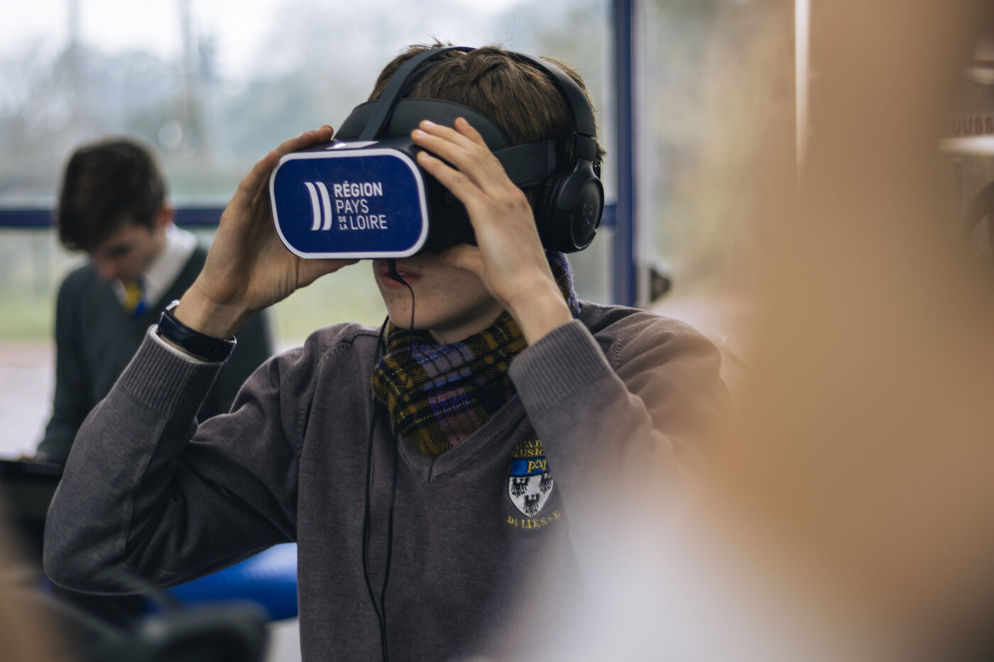 Master Class — élève en immersion réalité virtuelle