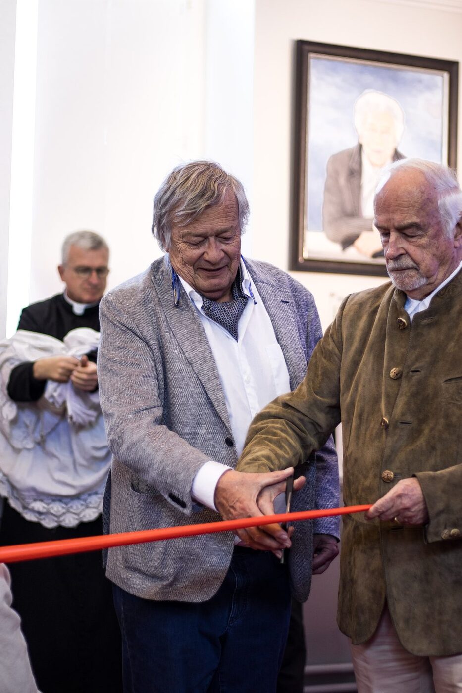 Inauguration en présence des partenaires