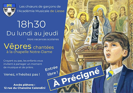 Calendrier des Vêpres